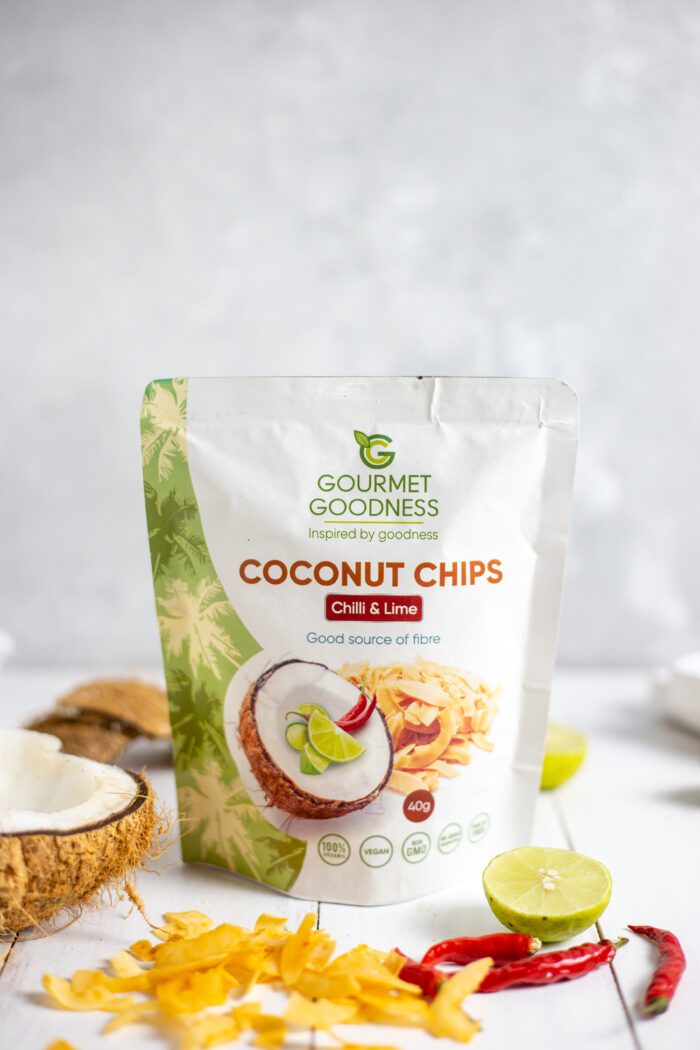 Chilli and Lime Toasted Coconut Chips - Image 2